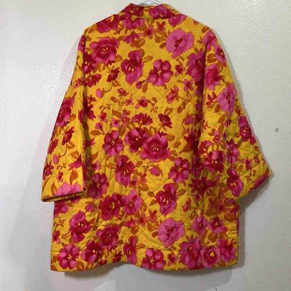 Isaac Mizrahi Live! 3/4 100% cotton quilted jacket. Size XL - Picture 8 of 9